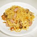 のかまるこ's cooksnap of when they made にんにくスパゲッティ.