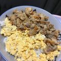ひぃちゃとももちゃ's cooksnap of when they made 冷凍豆腐でカサ増し☆鶏そぼろ.