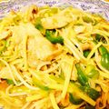 夏女旅娘's cooksnap of when they made もやしでかさ増し♡チンジャオロース.