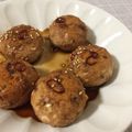 ManuYs's cooksnap of when they made 『おから鶏つくね～金の卵～』.