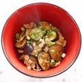 pitachan1's cooksnap of when they made 簡単なす肉丼.