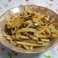 rie-tin's cooksnap of when they made じゃがいもだけのキンピラ　＊塩昆布味＊.