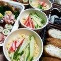 海理ママ's cooksnap of when they made 運動会 お弁当 紙コップ カップ素麺.