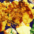 ゆかたそ503's cooksnap of when they made たこ焼き　タコ玉？（たこ焼き器いらず～）.