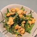 クックOV66IZ☆'s cooksnap of when they made 小松菜と玉子の炒めもの.