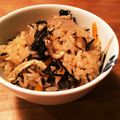 クック3WOGY4☆'s cooksnap of when they made ひじきの炊き込みご飯.