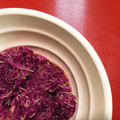 ももいろふらみんご's cooksnap of when they made 食用菊(もってのほか)の酢の物★.