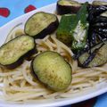 ピンクのたまご's cooksnap of when they made わさびで食べる！ナスの冷たい和風パスタ.