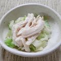 めなよ's cooksnap of when they made キャベツとチキンのゴマドレ和え.