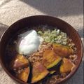 caruga's cooksnap of when they made あったかかぼちゃラーメン.