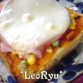 LeoRyu's cooksnap of when they made 忙しい朝に！簡単×ピザトースト★.