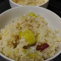 やぎえ's cooksnap of when they made 簡単！甘さ引き立つサツマイモご飯.