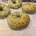 きゃゆー's cooksnap of when they made ベーグル★ほうれん草＆チェダーチーズ★.