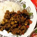 arisukepon's cooksnap of when they made 茄子とひき肉の(スピード！)ドライカレー.