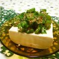 赤い電話's cooksnap of when they made オクラのおかかごま油和え.