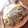 ひかり♡こはる's cooksnap of when they made ワンポットパスタねぎのペペロンチーノ風.