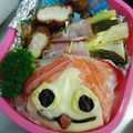 semiamagur's cooksnap of when they made 簡単ジバニャンのキャラ弁当☆妖怪ウォッチ.