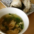 ねみねみ's cooksnap of when they made スタミナ源たれ塩味だけで玉子スープ.