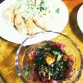 ちえたろう's cooksnap of when they made まぐろ納豆♪((●ﾟνﾟ).