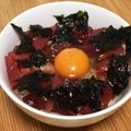 ＊＊mimori＊＊'s cooksnap of when they made まぐろでユッケ丼☆.
