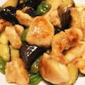豆カレー's cooksnap of when they made 鶏とナスの味噌炒め.