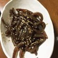 kiiko☆'s cooksnap of when they made こんにゃくのきんぴら♡.