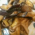 スイジョウ's cooksnap of when they made 茄子としめじのしょうが焼き.