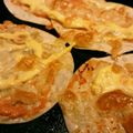 yamame6jp's cooksnap of when they made グッチ祐三　餃子の皮で和風ピザ.