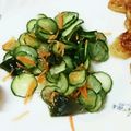 なおころピッコロ's cooksnap of when they made 【酸味控えめ】きゅうりとわかめの酢の物.