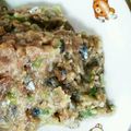 Jyohana's cooksnap of when they made 味噌仕立ての秋刀魚つみれ汁.