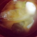 ほのさん。's cooksnap of when they made ☆白菜とわかめのみそ汁☆.