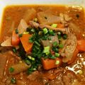 イシポン's cooksnap of when they made 圧力鍋で♪牛スジの煮込み 味噌ver.
