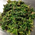 ゆきまるぞう's cooksnap of when they made 大根の間引き菜で…胡麻あえ.