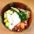 39miii＊'s cooksnap of when they made ごま油香るキムチ牛肉ぶっかけうどん.
