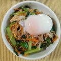 snowchild☆'s cooksnap of when they made そぼろと野菜のビビンバ.