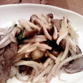 ふわふわまくら's cooksnap of when they made 牛肉ともやしとしめじの炒め物。.