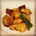 ゆきまぁ's cooksnap of when they made 納豆の辛子消費！鶏と薩摩芋のﾊﾆｰ辛子笑.