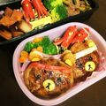 ＣＨＡＲＵ丸's cooksnap of when they made 肉巻きおにぎりリラックマ☆栄養士ママ.