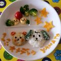 なおおっちゃん's cooksnap of when they made 1歳の誕生日プレート.
