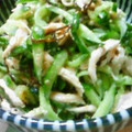 noriemon's cooksnap of when they made 鶏ささみと胡瓜の塩昆布マヨ和え.