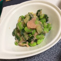 nocochi's cooksnap of when they made 枝豆と胡瓜のたらこ和え.