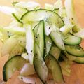warabi1102's cooksnap of when they made 簡単★キュウリとセロリのマリネ風サラダ.