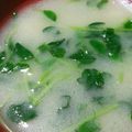 恋羽mama's cooksnap of when they made 豆苗だけで♪シャキッとお味噌汁.