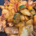 町子GLOVE's cooksnap of when they made 簡単♪鶏とズッキーニとジャガイモの炒め物.