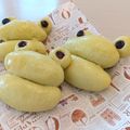 イエローバード's cooksnap of when they made かえるの抹茶＆甘納豆☆パン.