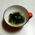 シビシビさん's cooksnap of when they made あっという間！簡単～わかめスープ☆.