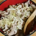 ⭐ぁぃ⭐'s cooksnap of when they made ウチの定番☆豚とキャベツの塩ダレ丼☆.