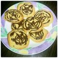 heme☆'s cooksnap of when they made ハロウィン簡単♪蜘蛛の巣クッキー.