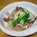 yameko's cooksnap of when they made 青梗菜としめじと豚バラの塩胡椒炒め.