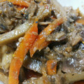 クックP656AH☆'s cooksnap of when they made 簡単！こぼうの鯖缶煮.